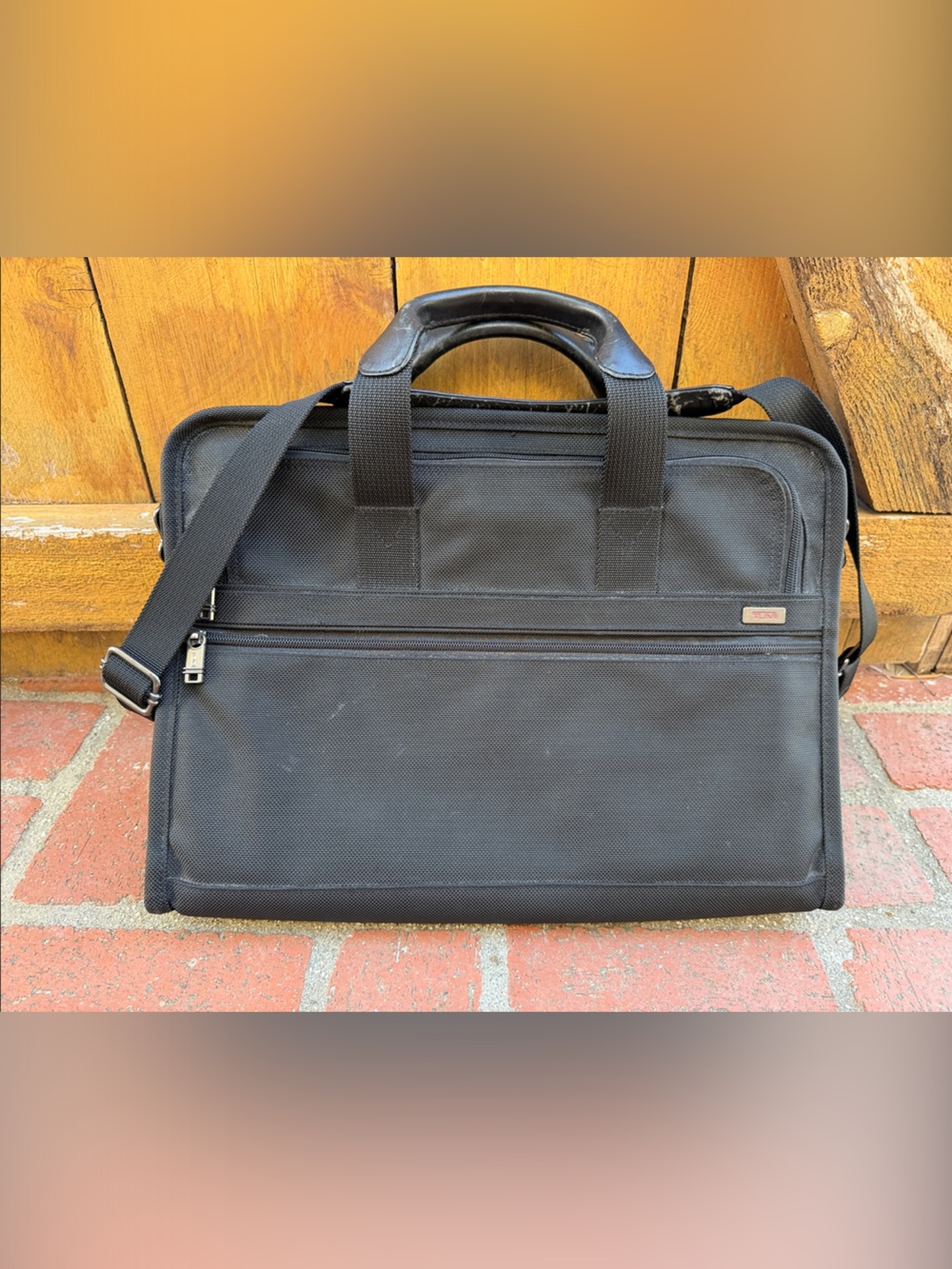 Tumi Large 17” Briefcase with Shoulder Strap